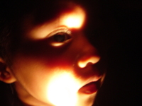 Child in the dark